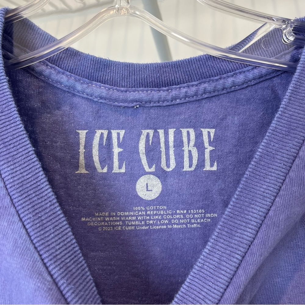 Ice Cube Crewneck Graphic Short Sleeve Licensed Band Tee - Picture 3 of 5